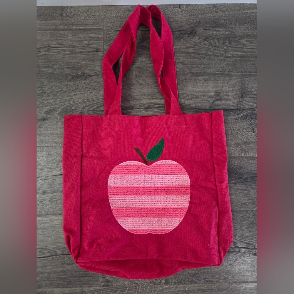 Red Apple Tote Bag